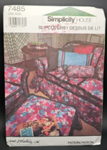 Simplicity Sewing House Pattern 7485 Slipcovers Lang Robertson Ltd Vinta... - $13.37