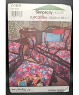 Simplicity Sewing House Pattern 7485 Slipcovers Lang Robertson Ltd Vinta... - $13.37