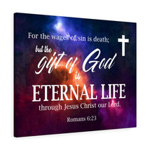  of God is Eternal Life Romanss 6:23 Bible Verse Canvas Christia - £68.35 GBP+