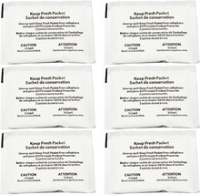 W10346771A Refrigerator Produce Preserver Replacement 6 Packets-3 Pack - £21.88 GBP