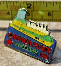 Expo 86 Canada Place Vancouver Collectible Pinback Pin - £10.85 GBP