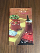 Dine With Wine Taylor Recipes Booklet - $10.00