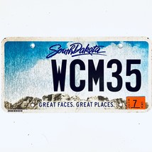 2018 United States South Dakota Great Faces Passenger License Plate WCM35 - £14.77 GBP