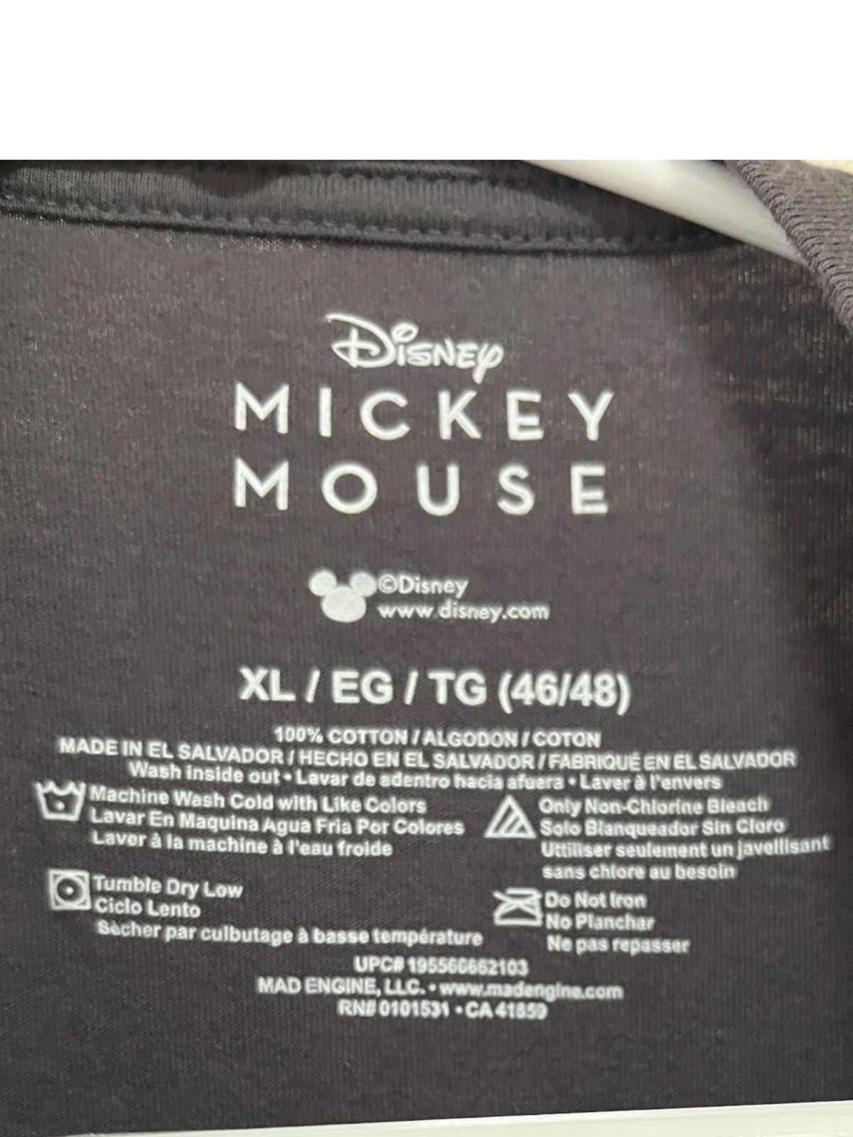 Disney Mickey Mouse “Always Classic” Long Sleeve Graphic Shirt XL Item image 3