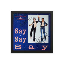 Paul McCartney and Michael Jackson signed Say Say Say 12 Inch Single Album Repri - £67.94 GBP