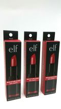 ( 3 ) ELF e.l.f. Moisturizing Lipstick - Red Carpet (82640) BRAND NEW SE... - £13.92 GBP