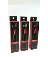 ( 3 ) ELF e.l.f. Moisturizing Lipstick - Red Carpet (82640) BRAND NEW SE... - £14.00 GBP