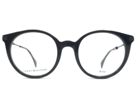 Tommy Hilfiger Eyeglasses Frames TH 1475 807 Black Round Full Rim 50-21-145 - £32.86 GBP