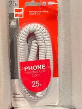 RCA 25FT Phone Handset Coil Cord *NEW/Unopened* n2 - $9.99
