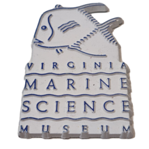 Vintage Virginia Marine Science Museum Rubber Fridge Magnet 1.5&quot; Travel ... - £11.51 GBP