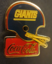 Coca-Cola New York Giants Super Bowl 1985 Lapel Pin - £2.72 GBP