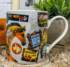 Trail Of Painted Ponies Westward Ho! Western Travelling Horse Ceramic Mug Cup - £14.14 GBP