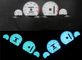 94-01 Acura Integra AT Automatic LS RS GS White Face Glow Gauges 8K Blue... - $34.64