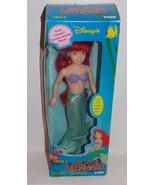 1992 Disney Little Mermaid Ariel Doll In The Box Tyco 91/2 Inch Poseable... - £59.16 GBP