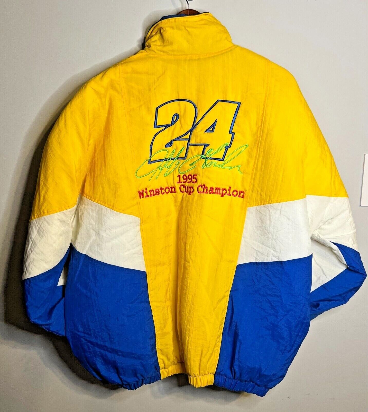 Primary image for Vintage Jeff Gordon Holloway1995 Winston Cup Champion Zip Up Jacket Mint 90s XL