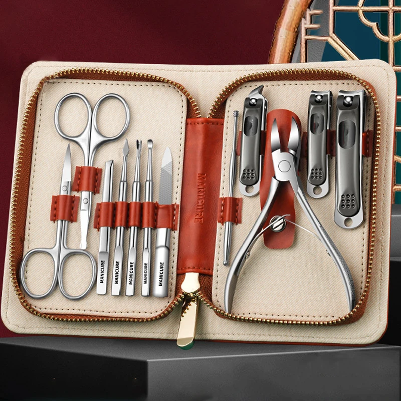 12Pcs/Set Nail Cutter High quality Pedicure Scissors Set Stainless Steel... - $100.39