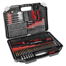 COMOWARE Drill Bit Set, 246 Pcs Drill Bits for Cordless Drill, Drill, Red Case - £36.62 GBP