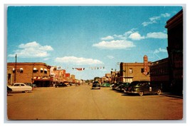 Sheridan Avenue Street View Cody Wyoming WY UNP Early Chrome Postcard H19 - £3.50 GBP