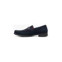 Men's Stacy Adams Palladian Moc Toe Slip On Shoes Navy Suede 25549-415 image 5