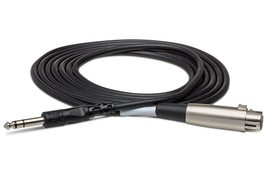 Hosa STX-110F XLR3F to 1/4 Inch TRS Balanced Interconnect Cable, 10 Feet - $329.61 MXN