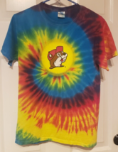 Buc ees Peace Love &amp; Beaver Nuggets Tie Dye T Shirt Mens Size Small - £11.60 GBP