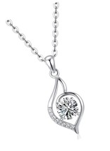 18 Sterling Silver Cubic Zirconia Pendant for - £80.73 GBP