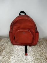 Coach F30550 Medium Charlie Backpack Coral Pebbled Leather Bag Travel De... - $1,658.75 MXN