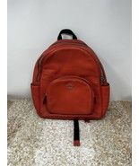 Coach F30550 Medium Charlie Backpack Coral Pebbled Leather Bag Travel De... - $1,674.71 MXN