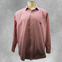 Polo Ralph Lauren Elliott Red White Striped Monogram Anchor Logo Shirt-M... - $28.45