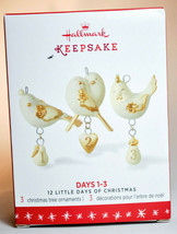 Hallmark: 12 Little Days of Christmas - Days 1-3 - Keepsake Miniature Set of 3 - $39.59
