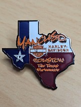 Harley Davidson Mancuso Houston Text Vest Pin! - $7.84