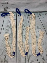 3 Pack Macrame Plant Hanger with 3 Hooks Different Size Hanging Planters - £19.45 GBP