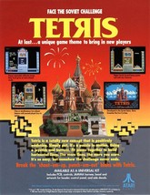 Tetris Arcade FLYER Classic Retro Original 1988 NOS Video Game Artwork Art - £33.75 GBP