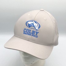 Colby College Mules Water Polo Hook &amp; Loop Adjustable Gray Baseball Hat Cap - £15.81 GBP