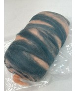 Artisan HandSpun Cashmere Bump Yarn Self-Striping Roving Knitting Crochet - $29.65