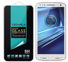 TechFilm Tempered Glass Screen Protector Saver for Motorola Droid Turbo 2 - £10.16 GBP