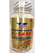 100% PURE &amp; NATURAL AMERICAN EAGLE GINSENG/ Dietary Supplement - 100 Cap... - $27.06 CAD