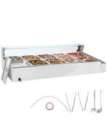 VEVOR Commercial Electric Food Warmer Countertop Buffet 10*8Qt with Glas... - $14,131.22 MXN