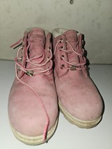 Timberland Nellie Pink Chukka Boots Size 6 Express Shipping - $39.86
