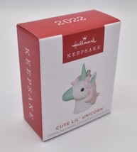 Hallmark Keepsake 2022 Cute Lil' Unicorn Miniature Ornament - $9.89