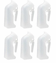 6 Pcs, Male Urinal Urine Pee Bottle With Cover Lid 1 Quart, 1000 mL - £12.46 GBP