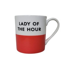 Kate Spade Lenox Chic Speak Coffee MUG Lady of the Hour Red - £10.07 GBP