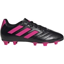 Adidas Goletto VII FG J Kids Soccer Cleats Unisex Black Pink FV2895 Grass Field - £14.69 GBP
