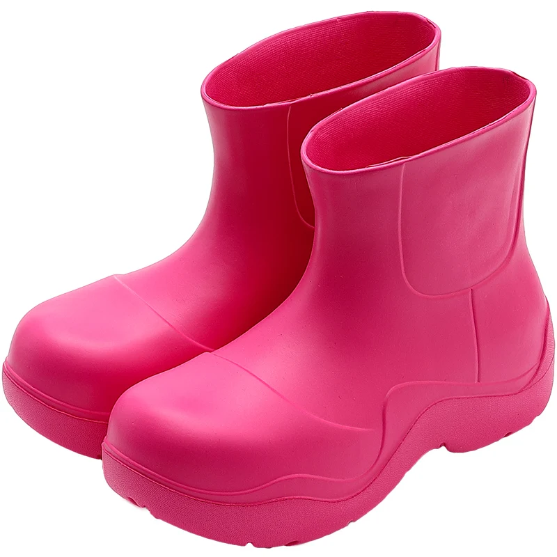 2024    Women Men Rain Boots  Ladies Wal Waterproof Ankle  Chelsea Boots Casual  - £179.61 GBP