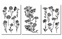 14&quot; Daisy Painting Stencils Wall Decorating Daisies Airbrush Flower Temp... - £7.82 GBP