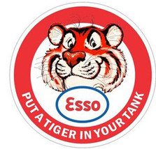 Esso Gasoline Put A Tiger In Your Tank Logo Mens Polo XS-6XL, LT-4XLT New - £21.01 GBP+