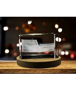 LED Base included | The Colosseum 3D Engraved Crystal Keepsake Souvenir - $39.99+
