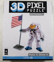 BePuzzled 3D Pixel Puzzle Deluxe - Astronaut: 517 Pcs - Ages 12+ - £10.88 GBP