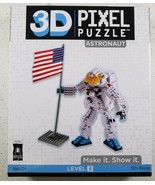 BePuzzled 3D Pixel Puzzle Deluxe - Astronaut: 517 Pcs - Ages 12+ - $273.90 MXN