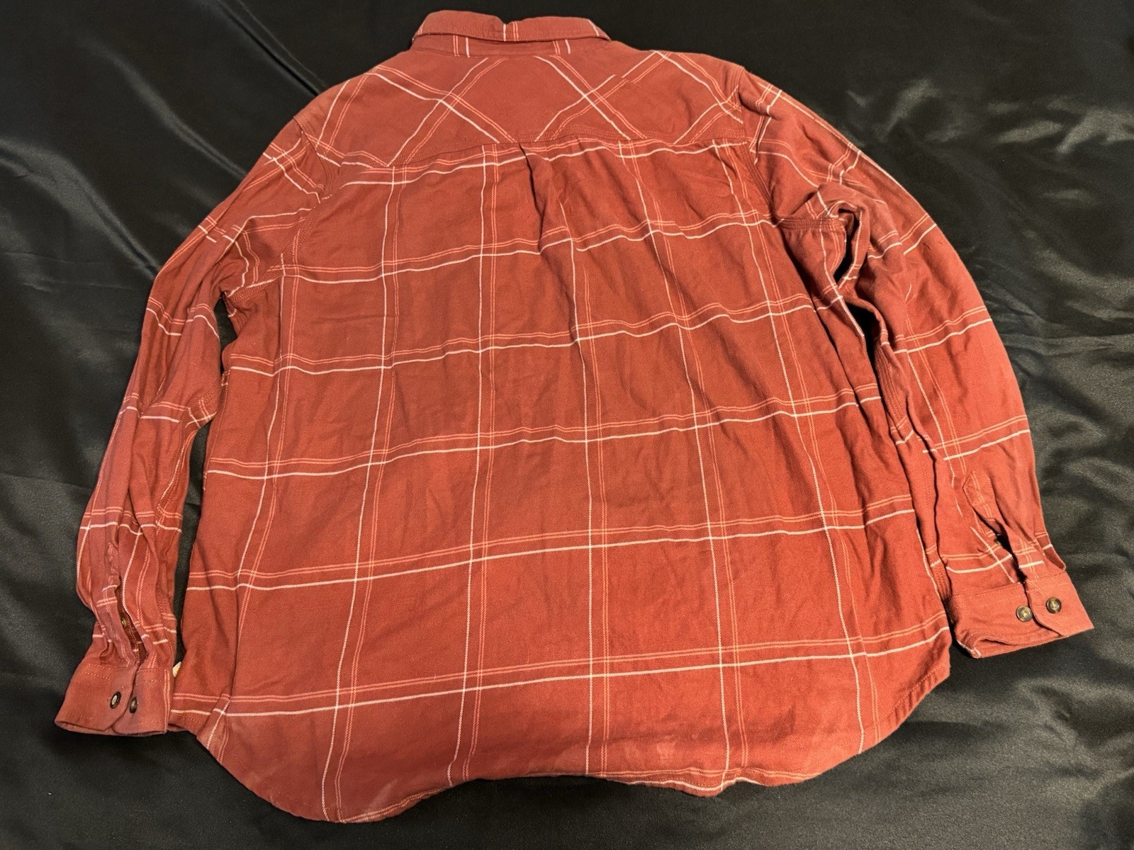 Carhartt Men’s XXL Plaid Long Sleeve Shirt Red Button-Up Workwear Stretch Item image 2